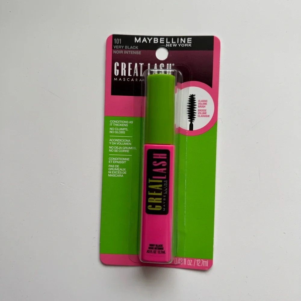 Maybelline Great Lash Mascara - Black and Pink